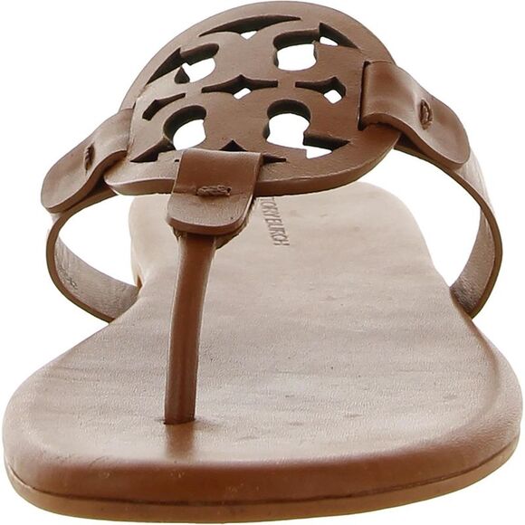 Tory Burch Miller Soft Women's Leather Memory Foam Slide Thong Sandals NWT - Picture 5 of 5